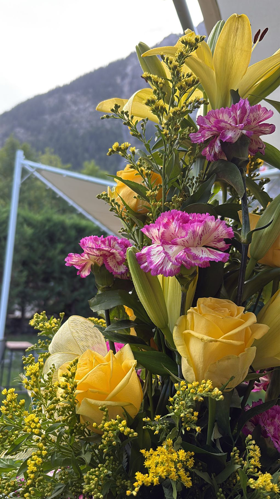 iH Gusto Restaurant Mont Blanc Courmayeur Decorazioni Fiori