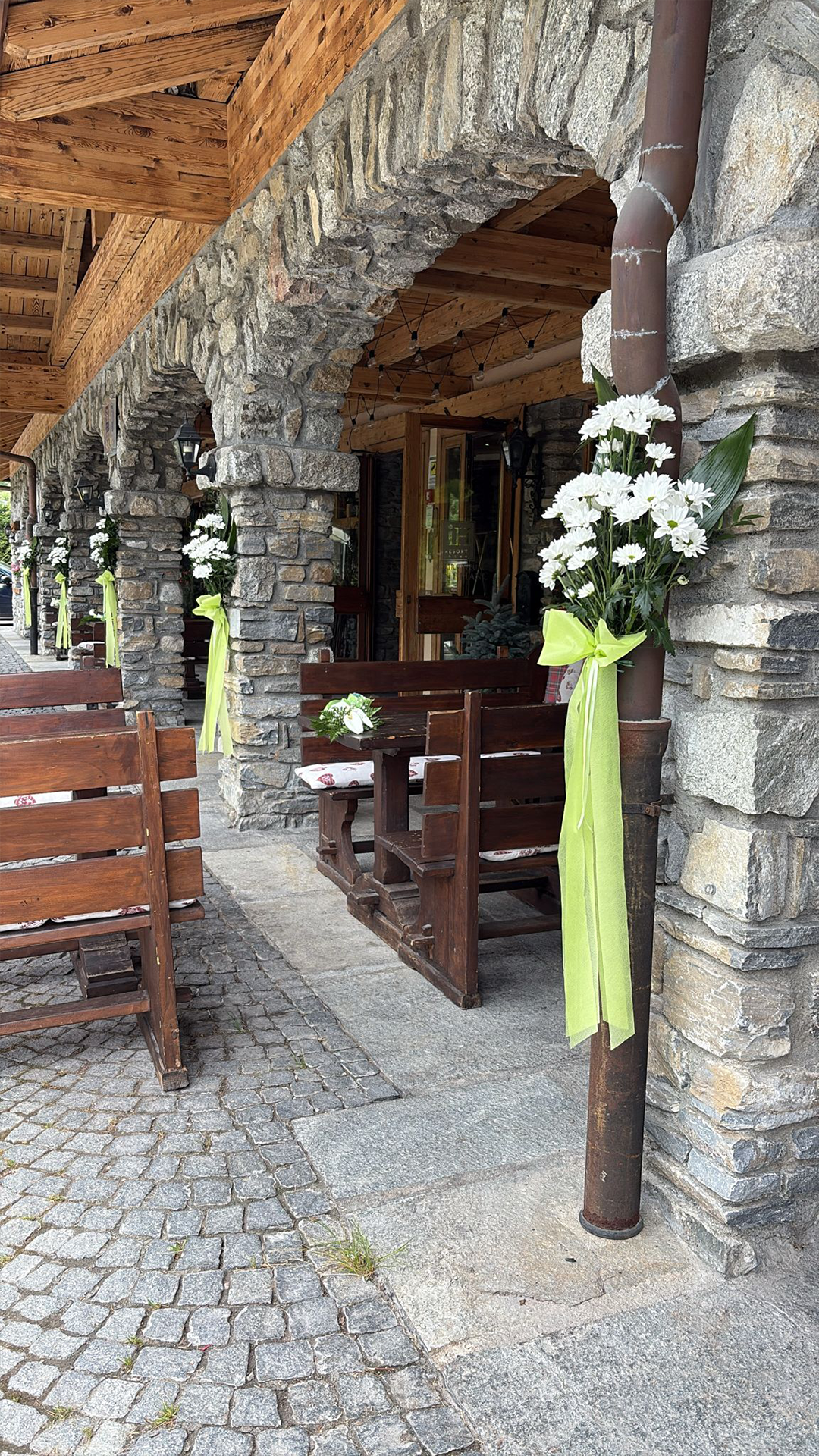 iH Gusto Restaurant Mont Blanc Courmayeur Matrimonio Decorazioni